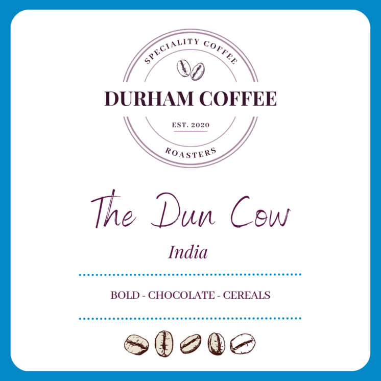 A great all rounder, this Indian bean by Durham Coffee works well for all brewing methods from filter or espresso.
